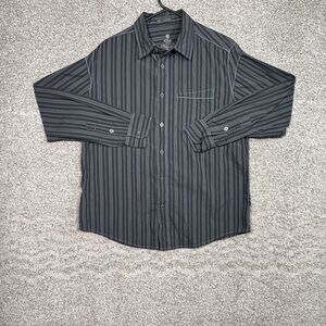 Kuhl Gray Striped Casual Button Down Shirt (will trade for LG)
